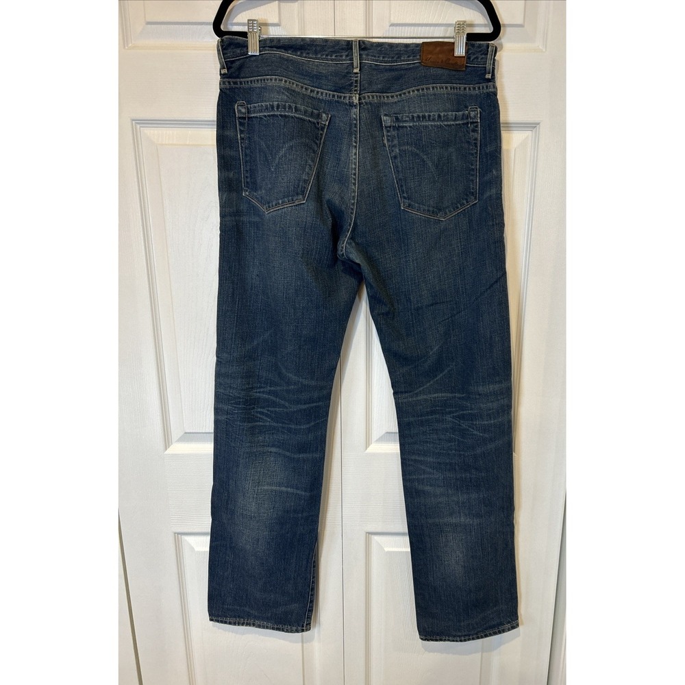 Levis Made Crafted Jeans 32x32 Button Fly Premium Denim‎ Straight Leg Blue - Picture 4 of 12